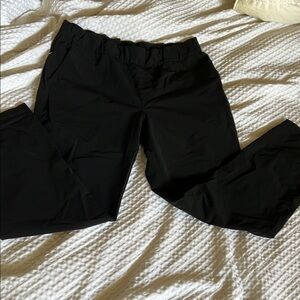 Vuori Black Casual Bottoms with Elastic Waistband